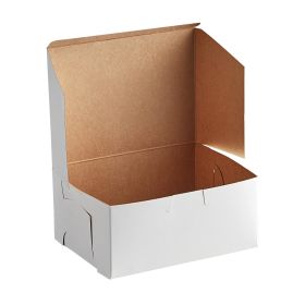 2000 pack Standard White Cake Boxes 5.5 x 4 x 3 Paperboard Bakery Boxes 5 1/2 x 4 x 3 Kraft Pastry Boxes for Pie, Cookies