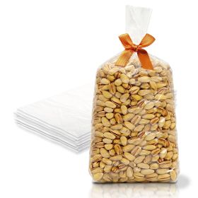 1000 Pack of Clear Side Gusseted Plastic Bags for Gifts (Color: Clear)